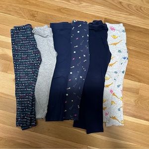 Girls Size 4T Leggings Super Saver Bundle